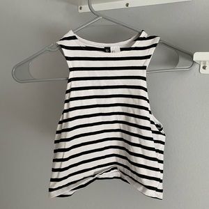 Striped Crop Top (H&M)